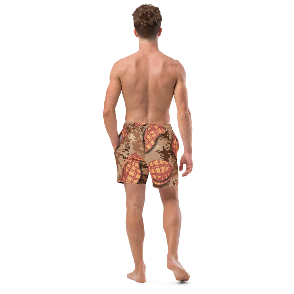 DESERT DEMO MEN'S SWIM TRUNKS