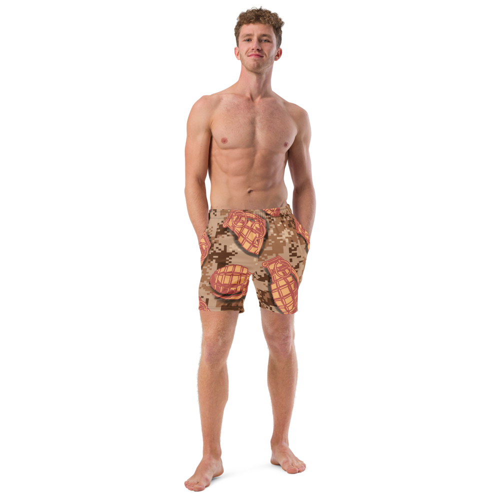 DESERT DEMO MEN'S SWIM TRUNKS