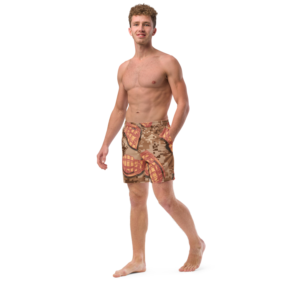 DESERT DEMO MEN'S SWIM TRUNKS