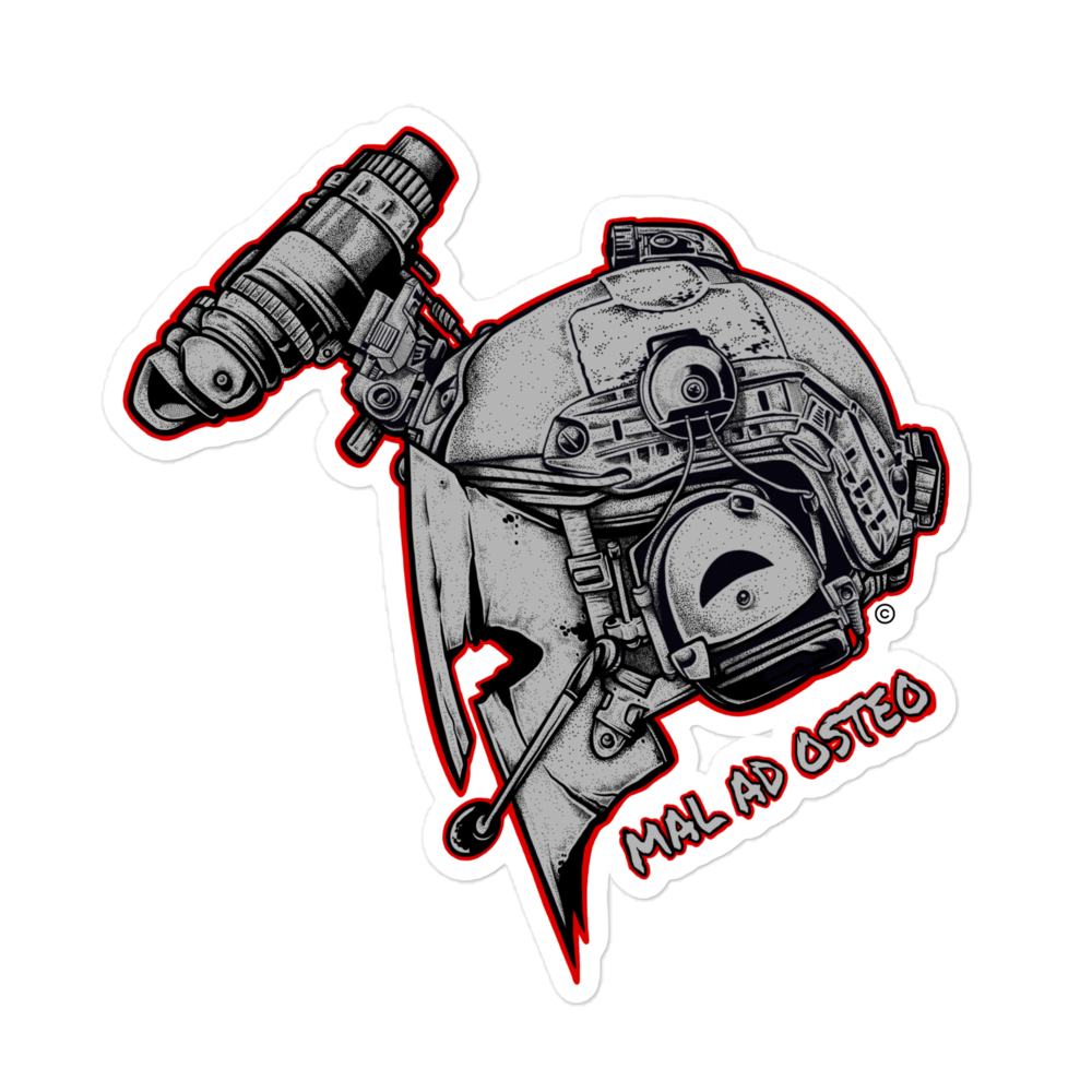 MAL AD OSTEO Sticker