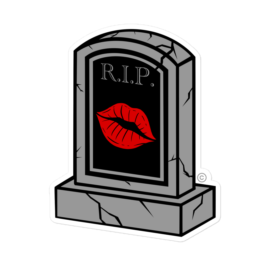 KISS OF DEATH Sticker