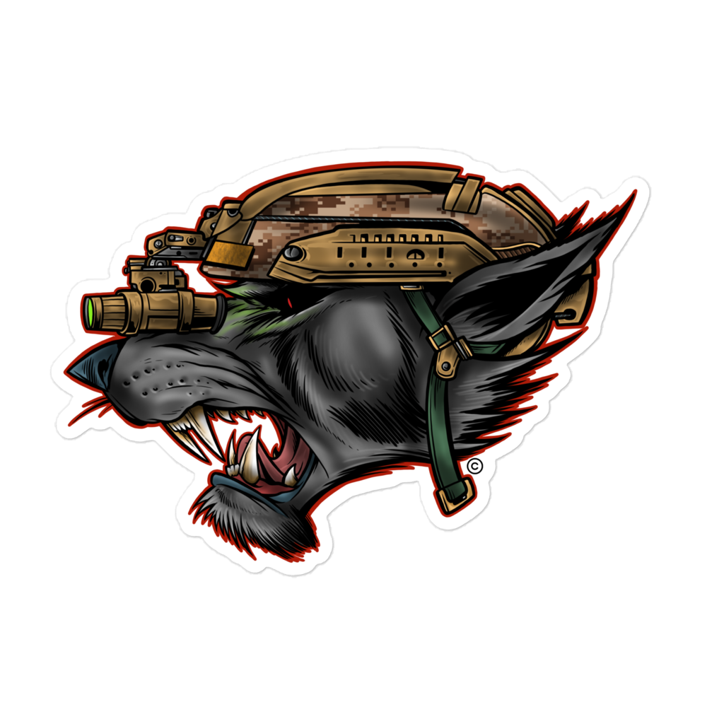NITE WULF Sticker