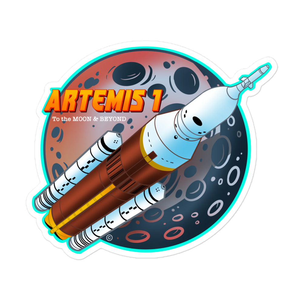 ARTEMIS 1 CELEBRATION Sticker