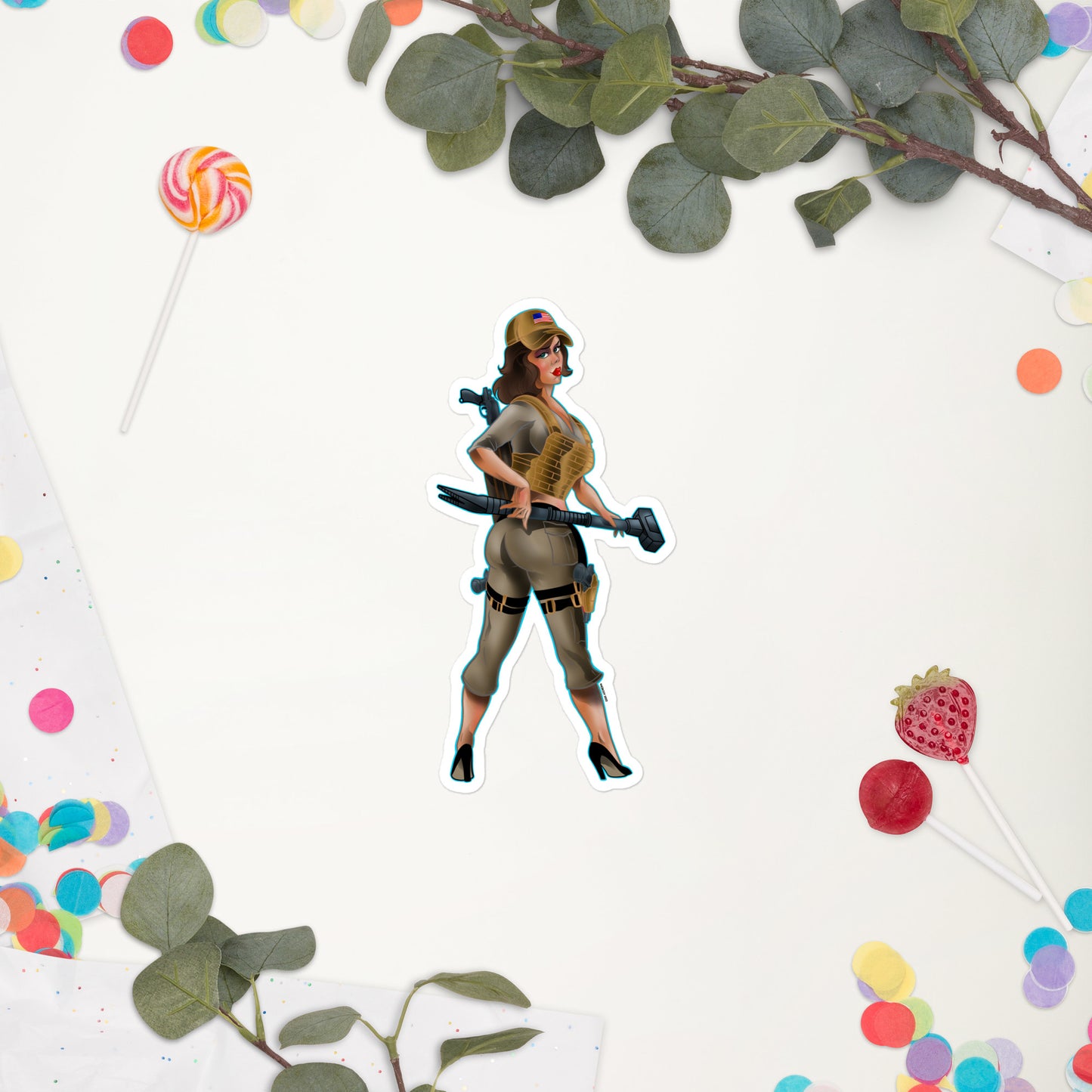 BREACHER: PIN UP SERIES Sticker
