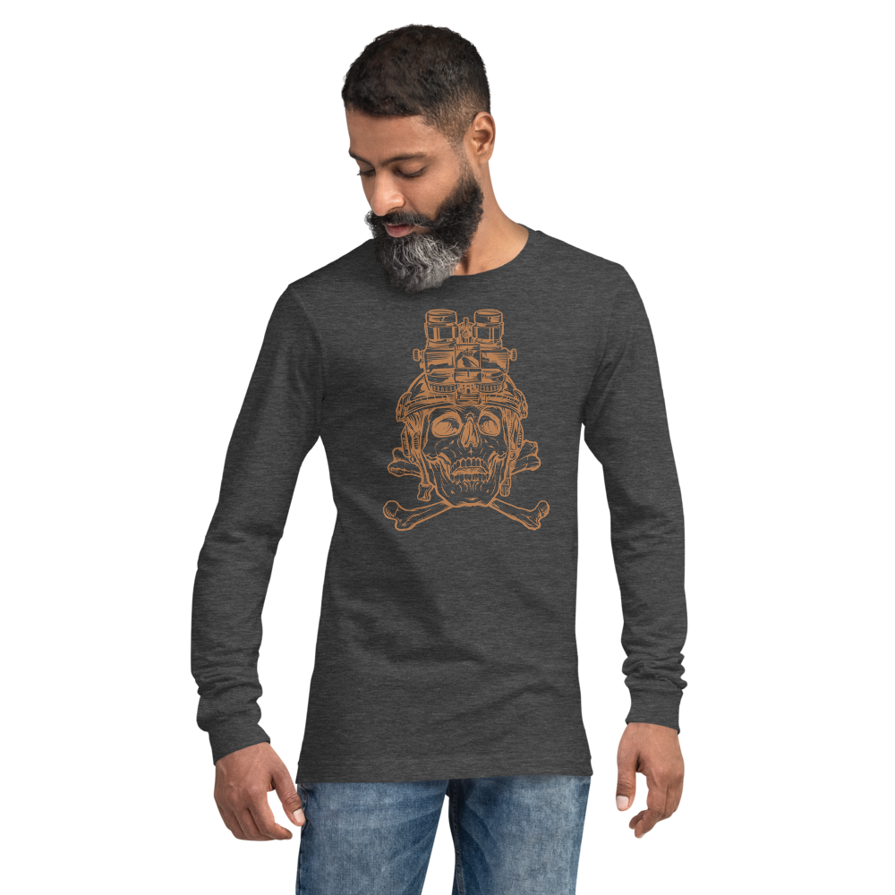 SKULLY ROGERS 2.0 UNISEX LONG SLEEVE T
