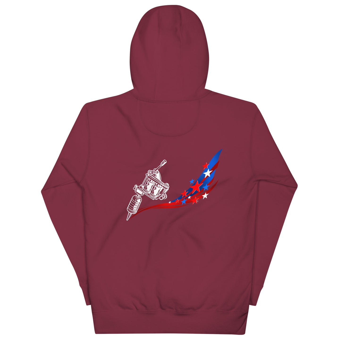 RED, WHITE & TATTOOED Unisex Hoodie