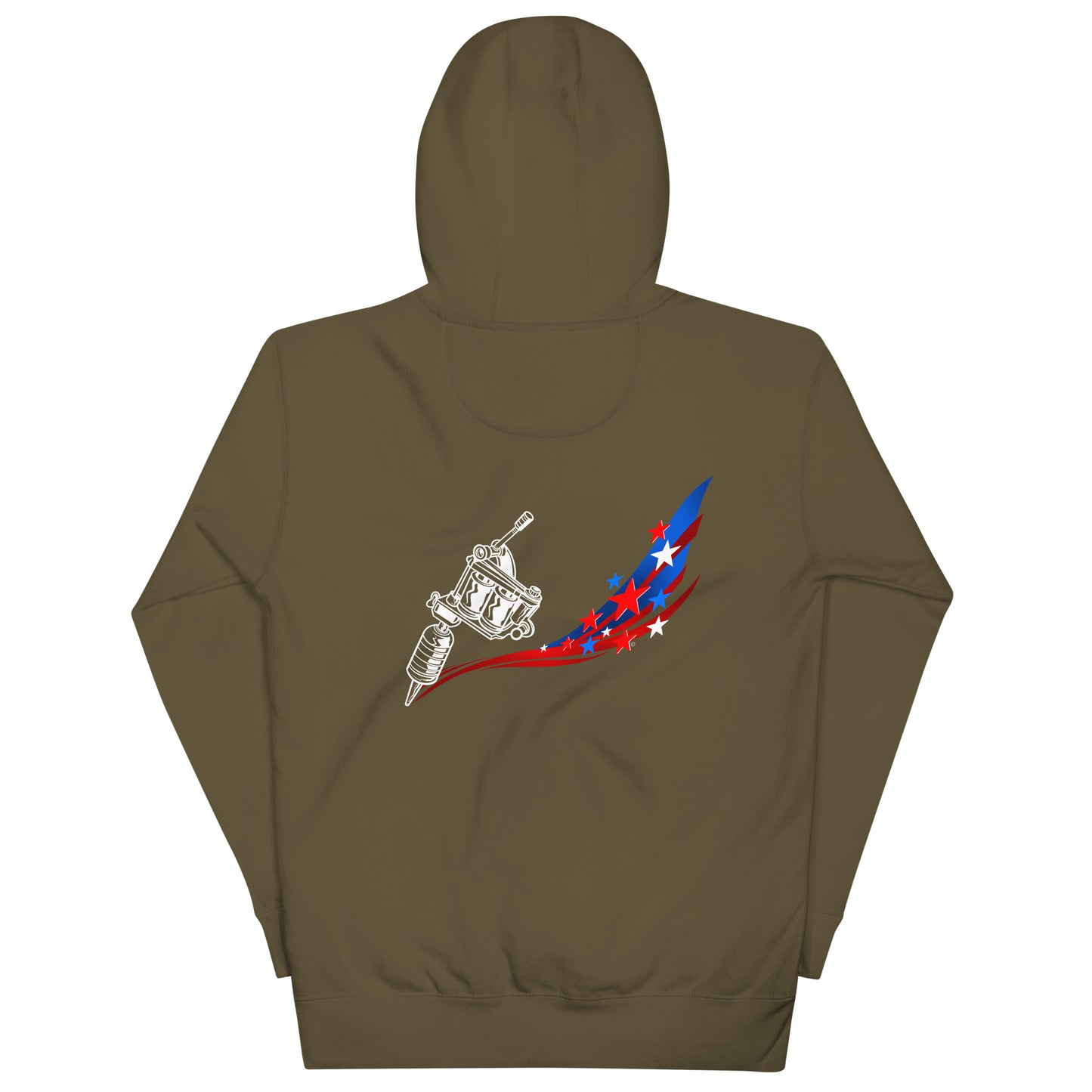 RED, WHITE & TATTOOED Unisex Hoodie
