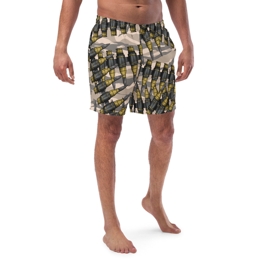 BELTFED MEN'S SWIM TRUNKS
