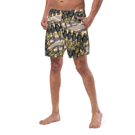BELTFED MEN'S SWIM TRUNKS