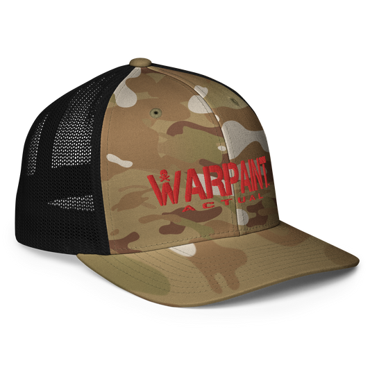 WP ACTUAL GREEN MULTICAM & BLACK Closed-back trucker cap