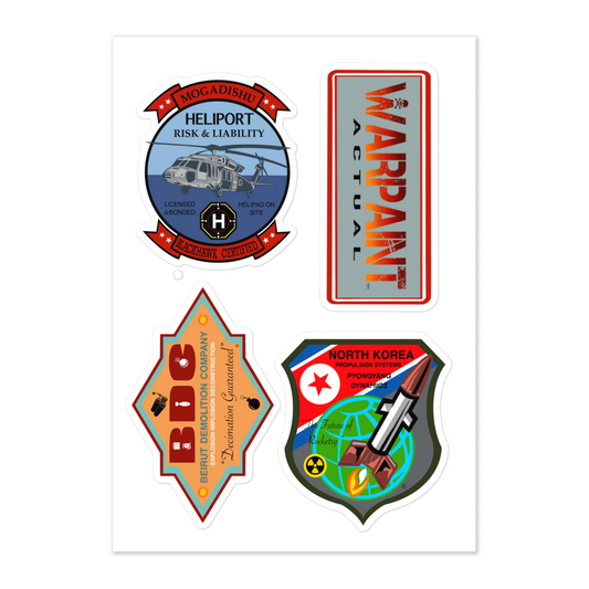 GWOT PAK 4 Sticker sheet