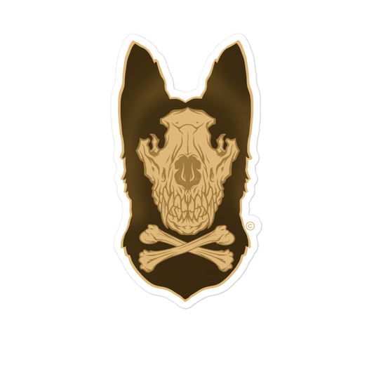 K9 HANDLER BONES Sticker