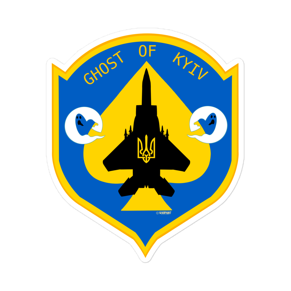 GHOST OF KYIV SUPPORT STICKER