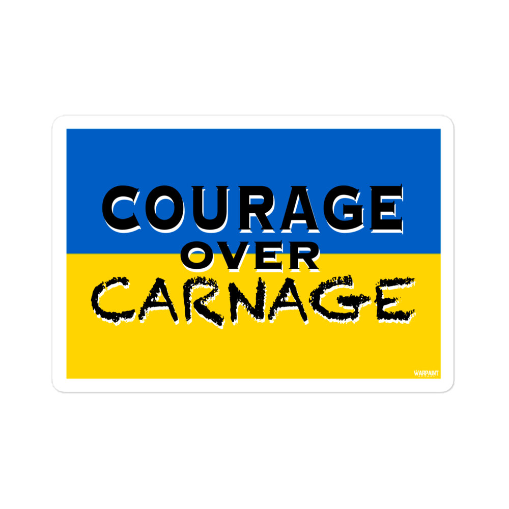 C.O.C.- Courage Over Carnage STICKER