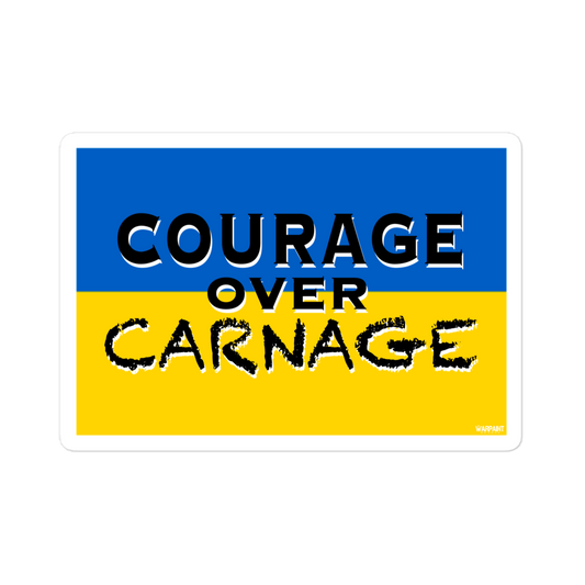 C.O.C.- Courage Over Carnage STICKER