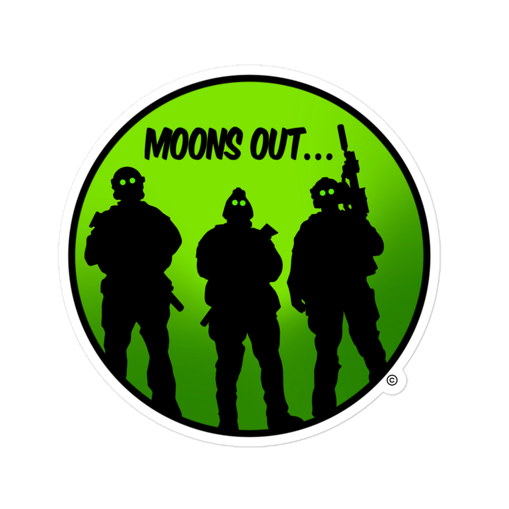 MOONS OUT Sticker – Warpaint Actual