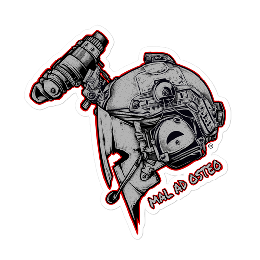 MAL AD OSTEO Sticker
