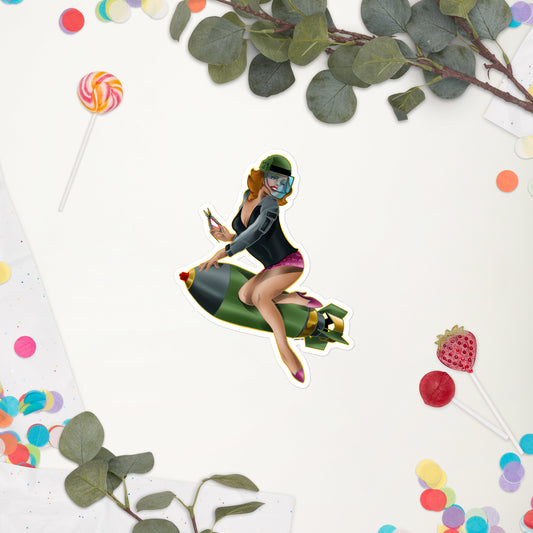 BOMBS AWAY: PIN UP SERIES Sticker