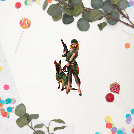 LADY HANDLER: PIN UP SERIES Sticker