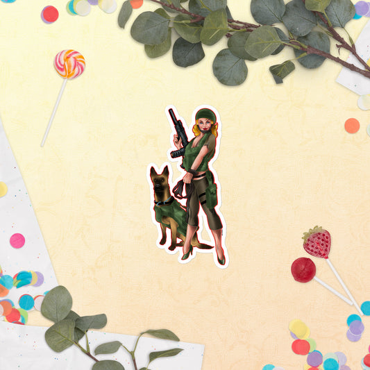 LADY HANDLER: PIN UP SERIES Sticker