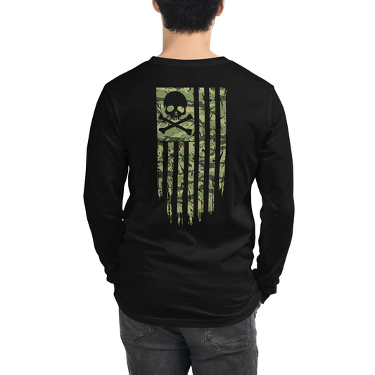 SKULLY STRIPE Unisex Long Sleeve Tee