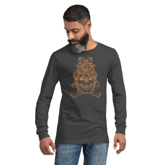 SKULLY ROGERS 2.0 UNISEX LONG SLEEVE T