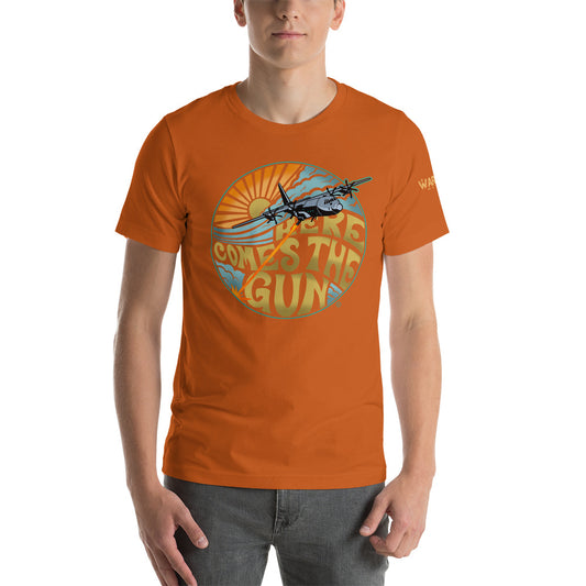 HERE COMES THE GUN Short-Sleeve Unisex T-Shirt