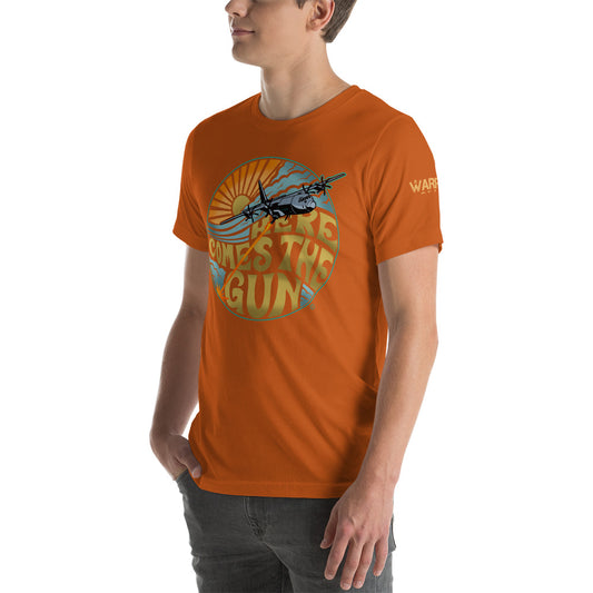 HERE COMES THE GUN Short-Sleeve Unisex T-Shirt